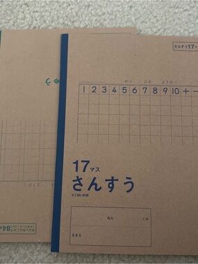 Japanese Grid Math Notebooks -  (Set)